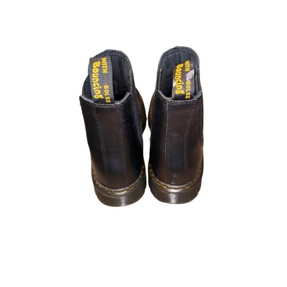 Dr. Martens Black Leather Bex Chelsea Boot 2976, Combat Boots Slip-on, Size 6 - Picture 4 of 6